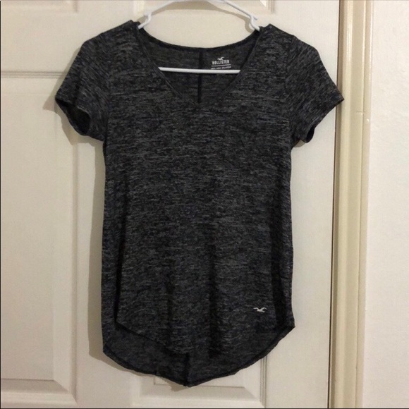 Hollister Knit T Shirt Top marbled XXS XS cute tee - Picture 1 of 4